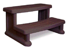 Load image into Gallery viewer, Wave 2-Tier Steps